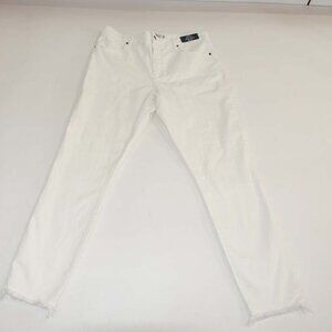 Abercrombie & Fitch Women's Super Skinny Ankle Jeans Size 14 / 32 Long NWT White